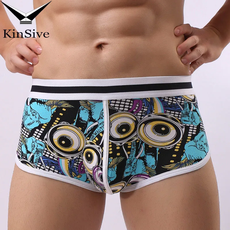 Mens Boxer Shorts Men Underwear Sexy Cotton Underpants Print Men Breathable Boxers Panties Male Underwears Cueca Calzoncillos