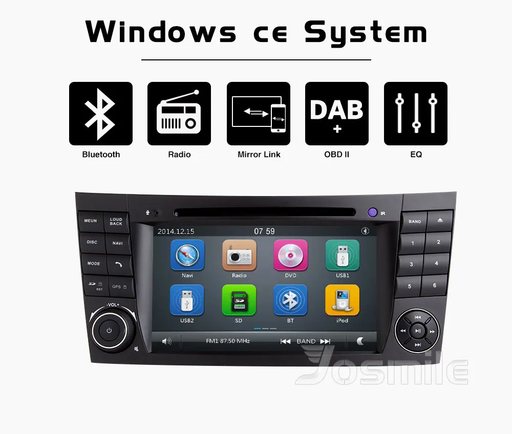 Perfect 2 Din Car DVD Player For Mercedes W211 E320 W219 W463 CLS350 CLS500 CLS55 E200 E220 E240 E350 Radio Multimeida GPS Navigation 0