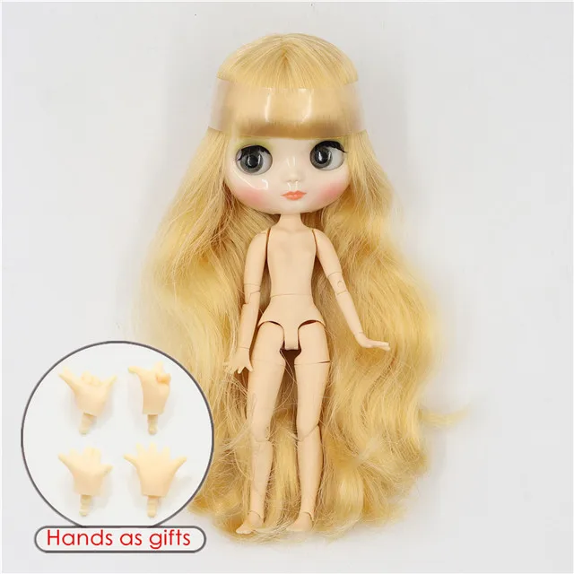 Фабрика blyth middie кукла 1/8 bjd 20 см блестящее лицо шарнирное тело милая игрушка подарок для девочки - Цвет: shiny face L