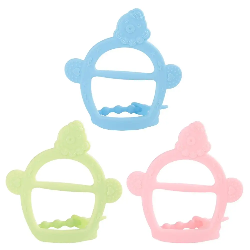 

Baby Infant Teether Pacifier Child Ring Teether Bpa Free Cartoon Teething Nursing Silicone Teether Toy Baby Care