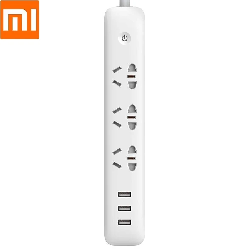 

Original Xiaomi Smart Home Power Strip 3 Ports 3 USB Fast Charging/5 Jacks Extension Socket Plug WiFi APP Remote Patch panel
