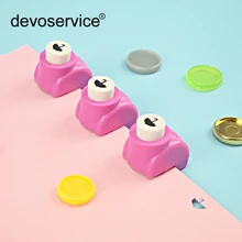 Cute Mini Umbrella Loose-Leaf Punch Mushroom Single Hole DIY Punch Hand Paper Punch Punches Office School Office Supplies Cutter deli 0102 color random delivery paper punch metal practical design manual school office double hole 12mm deep paper punch