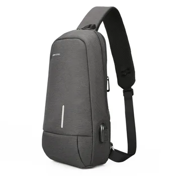 

Kingsons Men's Messenger Bag Male USB Charging Men Cross Body Shoulder Bag Casual Back Pack for Teenager Boys Travel Bag KS3173W