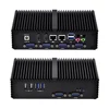 Qotom мини-ПК Celeron Core i3 i5, процессор, двойной Lan, 6 USB 6 COM RS232 RS485 безвентиляторный киоск X86, pos-компьютер, бесплатная доставка ► Фото 2/6