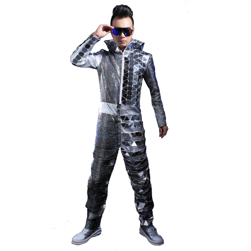 La MaxPa 2017 брендовая мужская певица одежда сценический костюм мужской певец DJ DS nigntclub Бар одежда тонкий мужской Объектив костюм для
