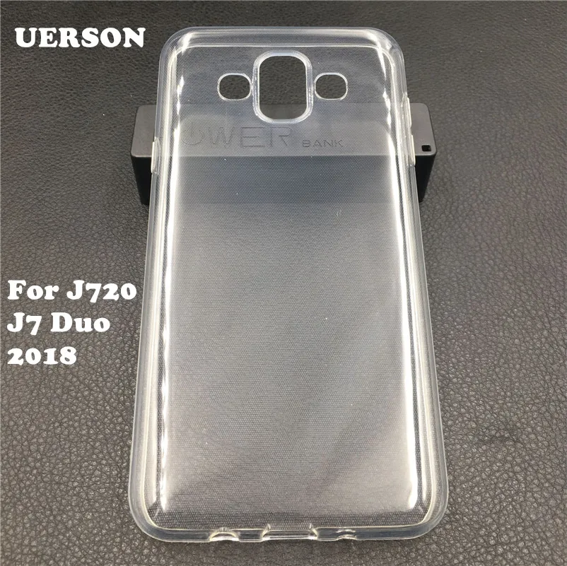 Ультра тонкая силиконовая Carcasa для samsung Galaxy J7 Duo 2018 J7Duo J720F J720 SM телефон чехол