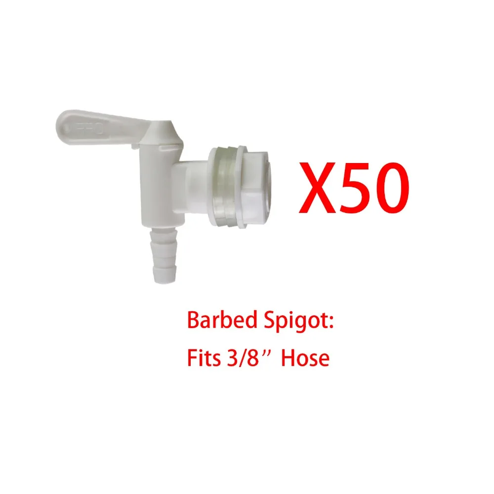 50 pcs homebrew bottling bucket 플라스틱 마개, 3/8 "barb, tap replacement