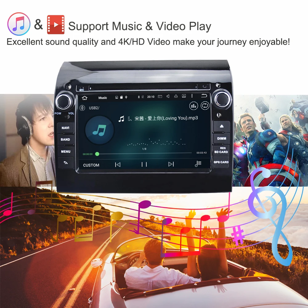 Excellent Support Apple Carplay Android8.0 Car Radio GPS Navi DVD multimedia Player For Fiat Ducato CITROEN Jumper PEUGEOT Boxer 2008-2015 5 Excellent Support Apple Carplay Android8.0 Car Radio GPS Navi DVD multimedia Player For Fiat Ducato CITROEN Jumper PEUGEOT Boxer 2008-2015 5