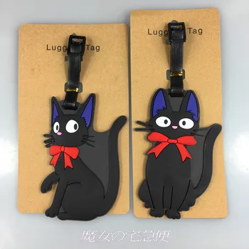 

Black Cat Anime Travel Accessories Luggage Tag Suitcase ID Address Portable Tags Holder Baggage Label New