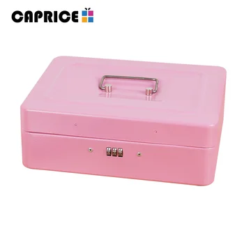 

Metal Storage Box Jewelry Makeup Organizer Stainless Steel Cosmetic Password Case organizador de maquillaje TH-MM