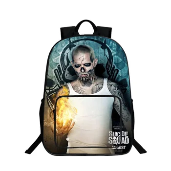 

BAOBEIKU New Arrival 3D Backpacks Suicide Squad Printing Cool Children SchoolBags For Girls Boys Men Book Bag Kids Bags Hot Sale