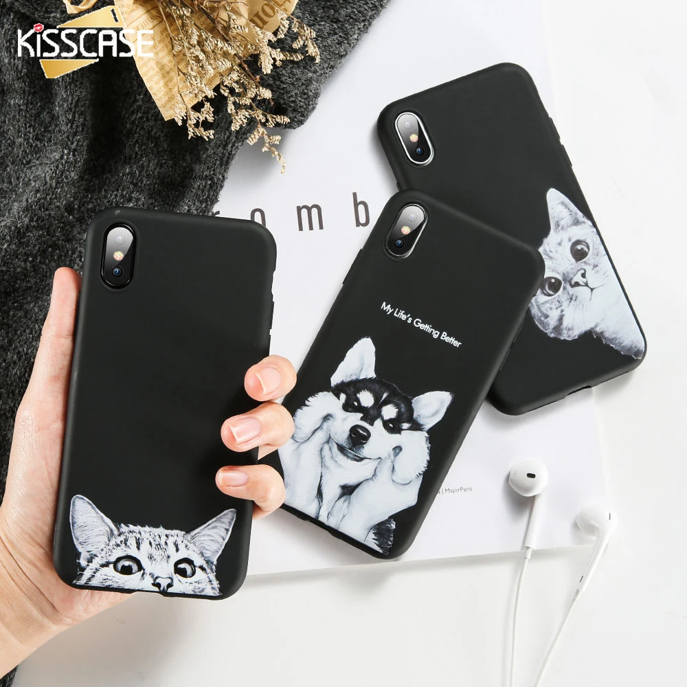 Чехол kisscase для Huawei P20 P10 Mate 20 10 Lite Pro милый чехол с изображением звезд Луны кота рыбы