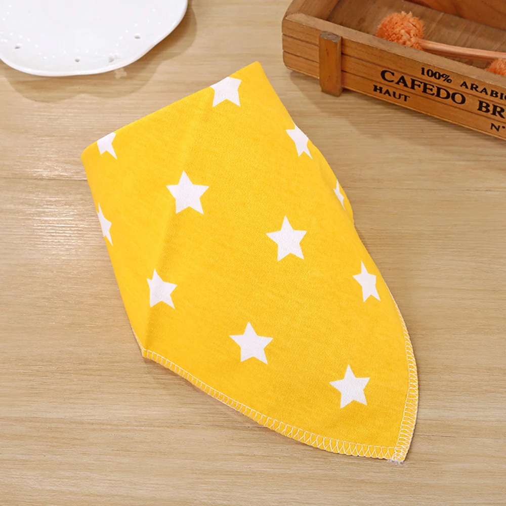 Cotton Baby Bibs Bandana Feeding Brup Cloth for Infant Newborns Saliva Towel Scarf Kids Toddler Baby Care Boys Girls Stuff Bib - Цвет: 07