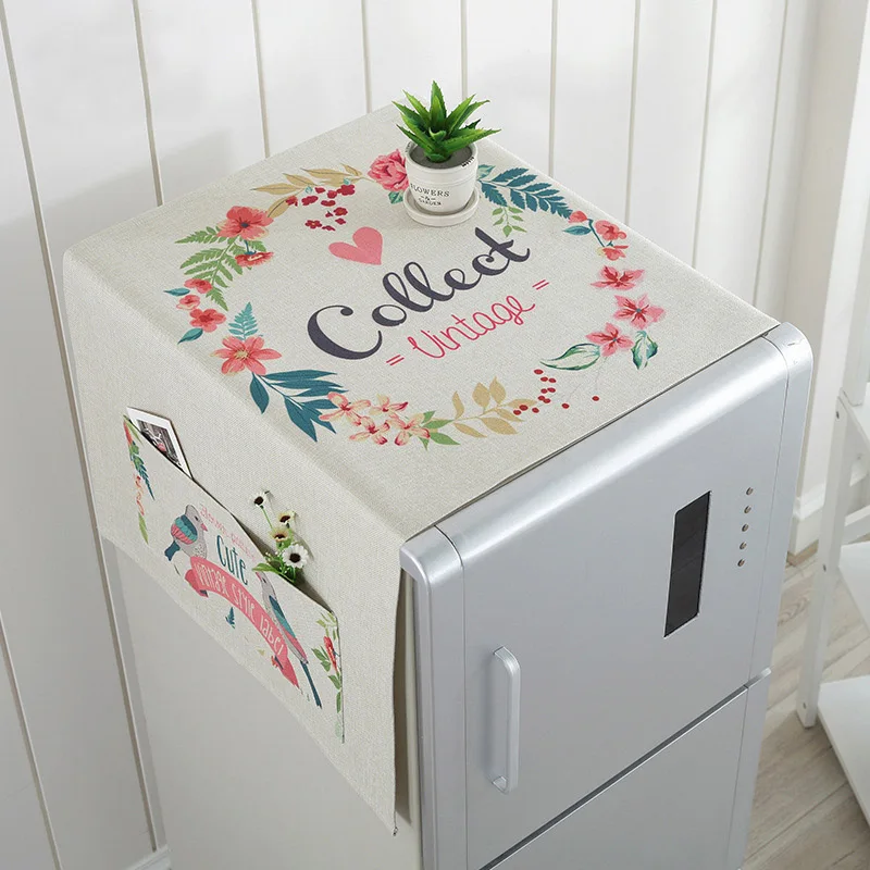 

Household Refrigerator Linen Dust Cover Sundry Storage Bag Home Organizer Merchandises Accessories Supplies 1pcs/lot JI002
