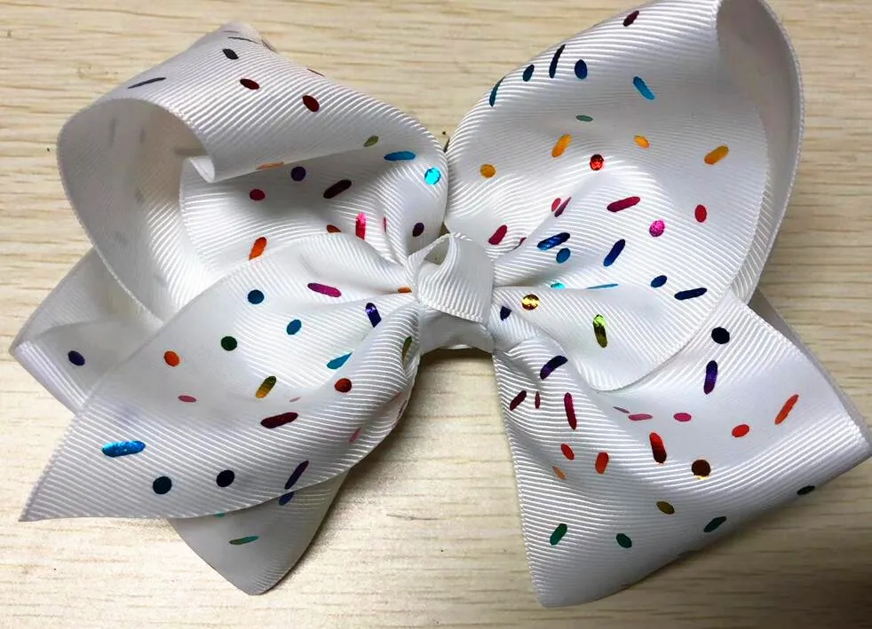

20pcs Free shipping 6" Extra Large Hair Bows Glitter Big Bows Hair Clips for Girls Teens Women