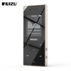 RUIZU D05 металла Mp3 плеер Bluetooth 4,0 Портативный аудио 8 GB спортивный музыкальный плеер с Встроенный динамик FM электронных книг Поддержка TF карты