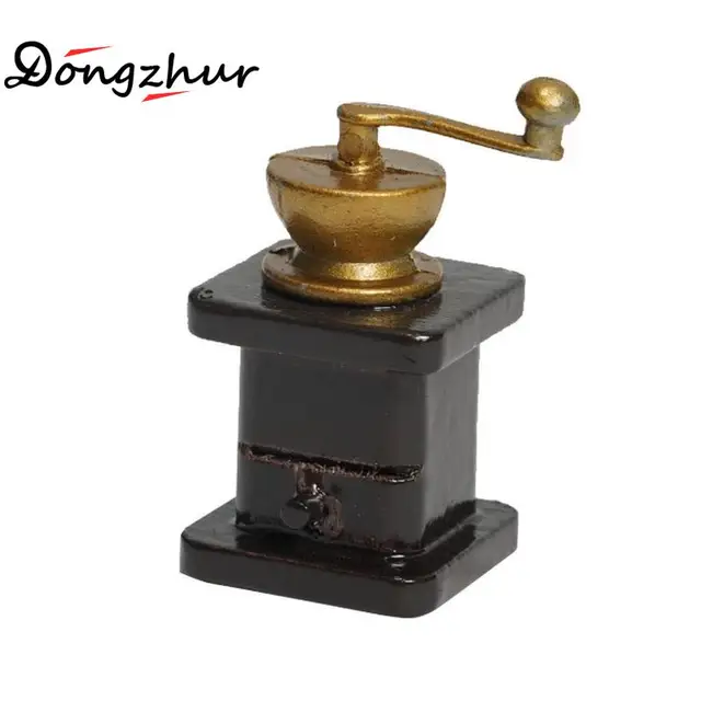 Best Offers Dongzhur Dollhouse Miniature Furniture 1:12 Doll House Model Retro Coffee Machine Accessories Art Decorated Ornaments Toy House