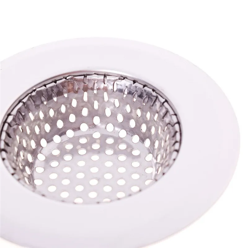 Three Size Kitchen Bathroom Sink Filter Strainers Premium Stainless Steel Hair Catcher Stopper Shower Drain Protector