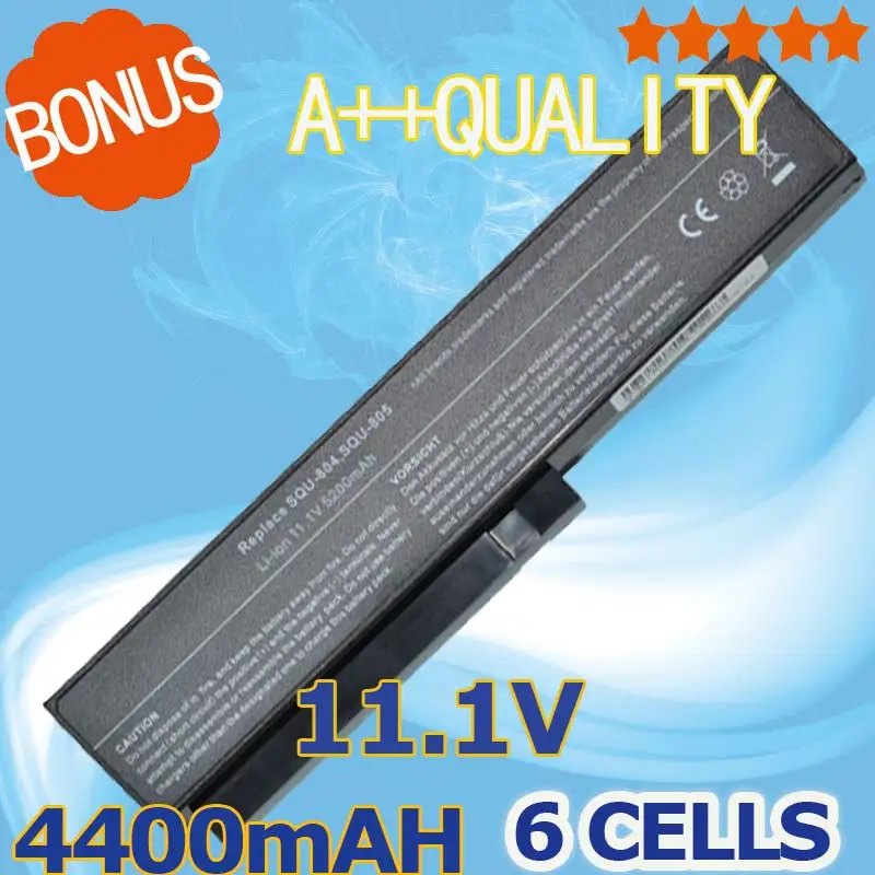 

4400mAh Battery for LG R410 R510 R560 R580 SQU-804 SQU-805 SQU-807 SQU-904 SW8-3S4400-B1B1 3UR18650-2-T0144 3UR18650-2-T0188