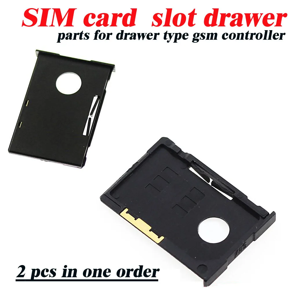 Two pcs SIM card slot drawer type gsm gate opener and gsm access