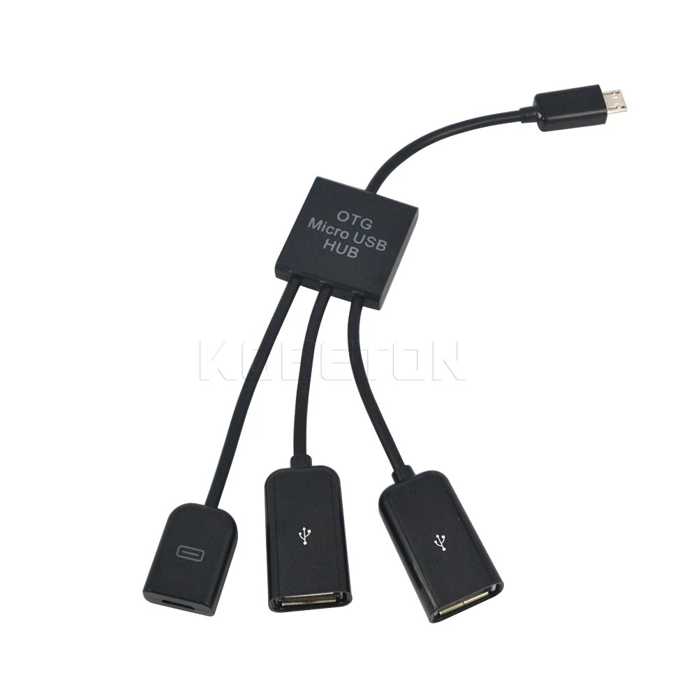 Kebidu Micro usb хаб к USB Female OTG Hub Кабель адаптер удлинитель для функциональный телефон