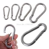 304 Stainless Steel Spring Carabiner Snap Hook Keychain Quick Link Lock Buckle 5 sizes Wholesale&DropShip ► Photo 2/6