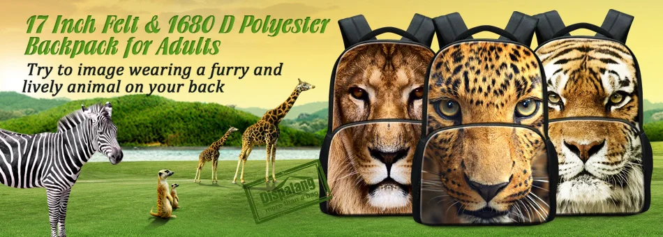 animal printing bag