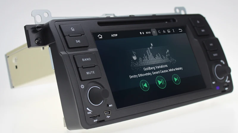 Top HIFIF Android 7.1 7 Inch Car DVD Player Multimedia For BMW/E46/M3/MG/ZT/3 Series Rover 75 Wifi GPS Navigation FM Radio Free Map 4