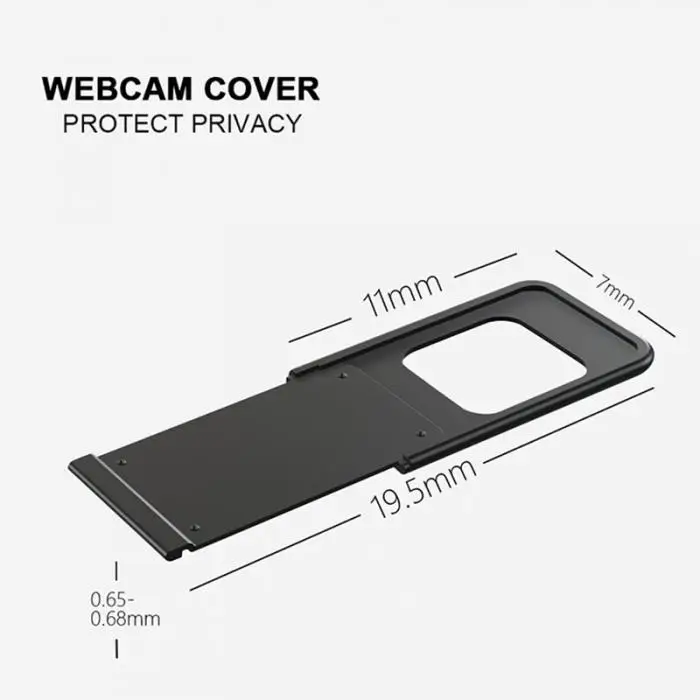 Из Металла Веб камера затвора слайдер камера крышка Privacy стикер для ноутбука iPad Планшетные ПК JLRL88