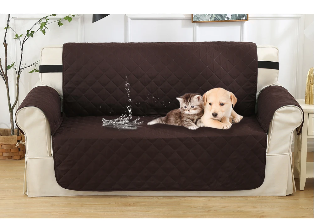 Waterproof Sofa Cover for Cat Dogs Pets Anti-dirty Non-slip Armchair Couch Slipcover Mat Loveseat Sofa Towel
