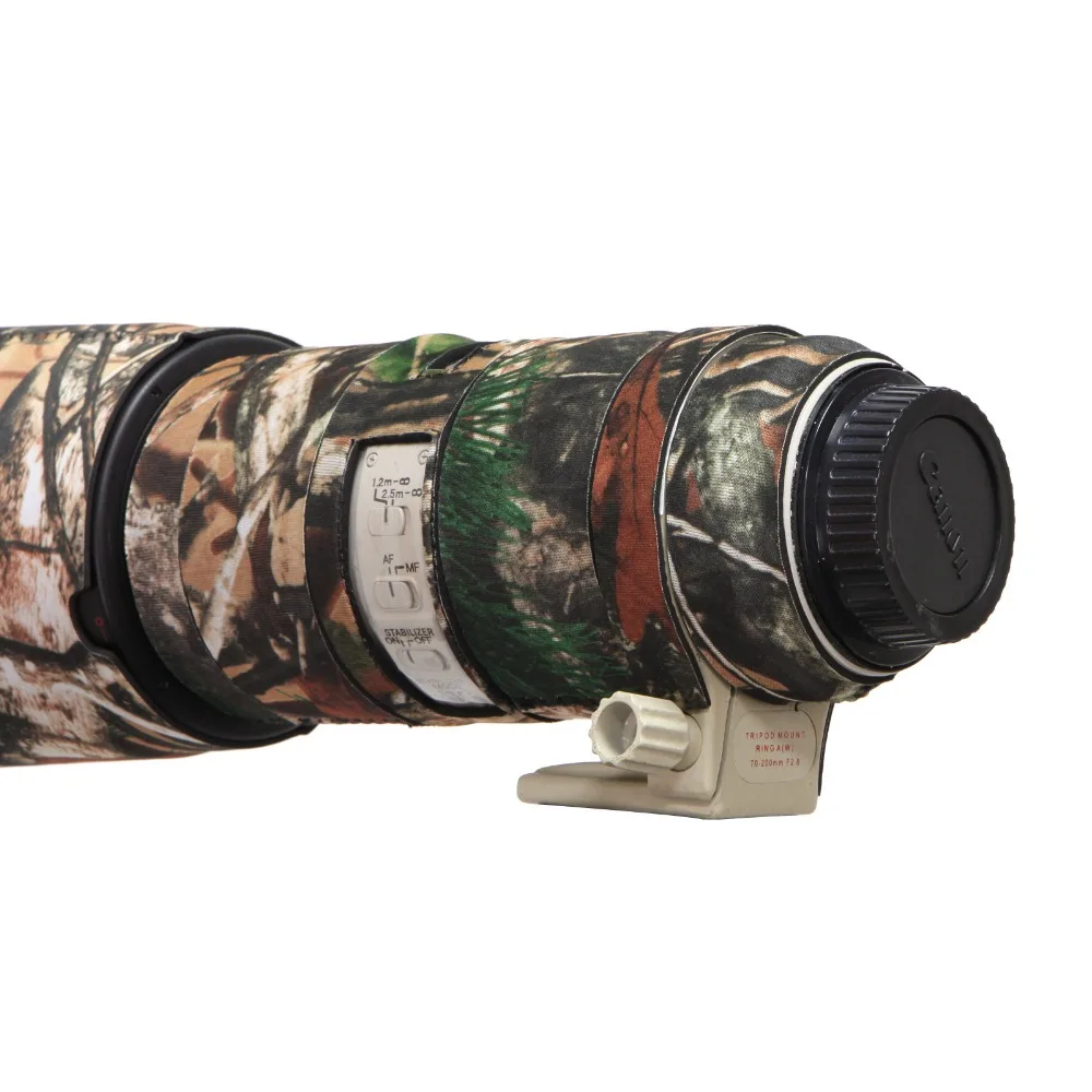 For Canon 70-200F2.8ISII waterproof Rubber Cover Protective Case Camera Lens Camouflage Coat  (9)