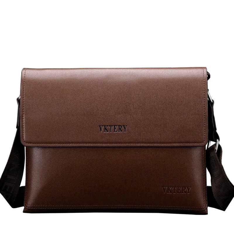 Брендовые деловые сумки, несколько стилей, мужской портфель, кожаная мужская сумка для ноутбука, сумки на плечо, высокое качество, мужские сумки-мессенджеры - Цвет: Crossed brown