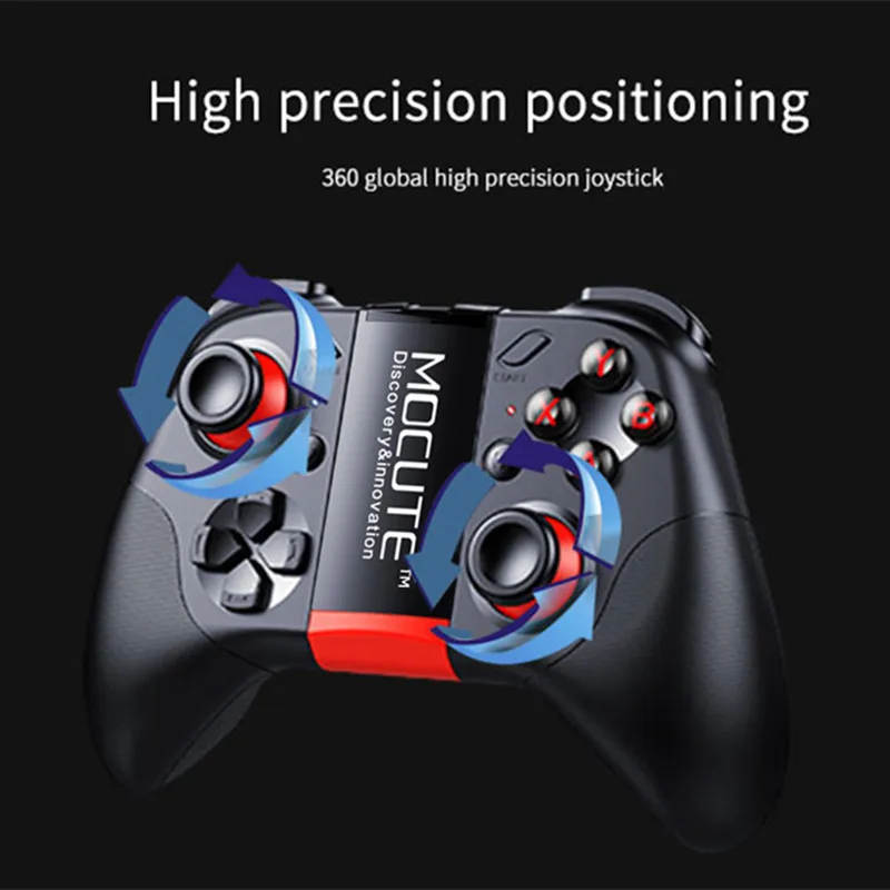 Mocute 054 Bluetooth Gamepad Mobile Joypad Android Joystick Wireless VR Controller for iOS Android Tablet PC Smart TV Game Pad