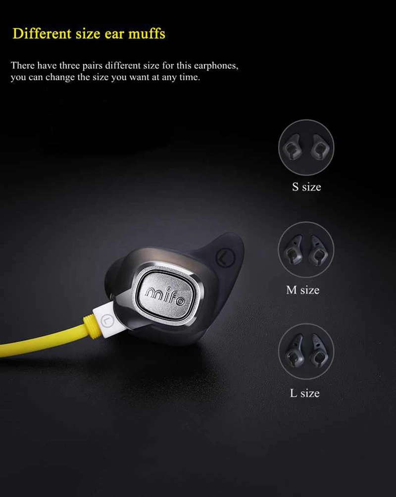 Mifo I7 Bluetooth спортивные наушники с шумоподавлением Беспроводные стерео наушники IPX8 водонепроницаемые наушники с микрофоном для мобильного телефона