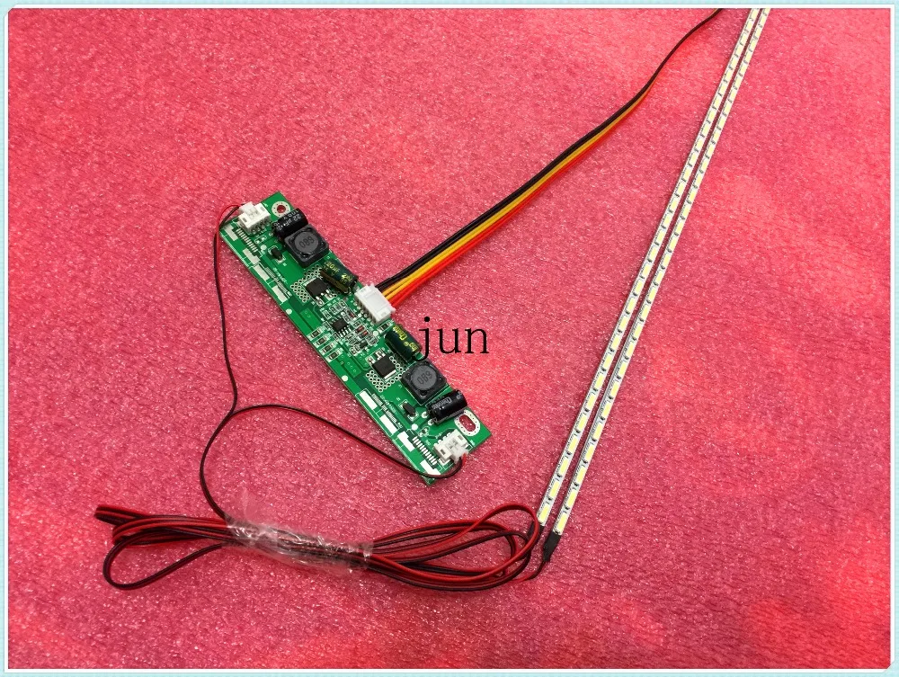 

48 inch LED Aluminum Plate Strip Backlight Lamps Update Kit for LCD Monitor TV Panel 2 LED Strips 530mm Free Shipping