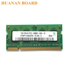 Для DDR2 1GB 1Rx8 2Rx8 2Rx16 PC2-5300S Laptoop ram 1G DDR2 667MHz PC2 5300S ноутбук память Hynix чипсет