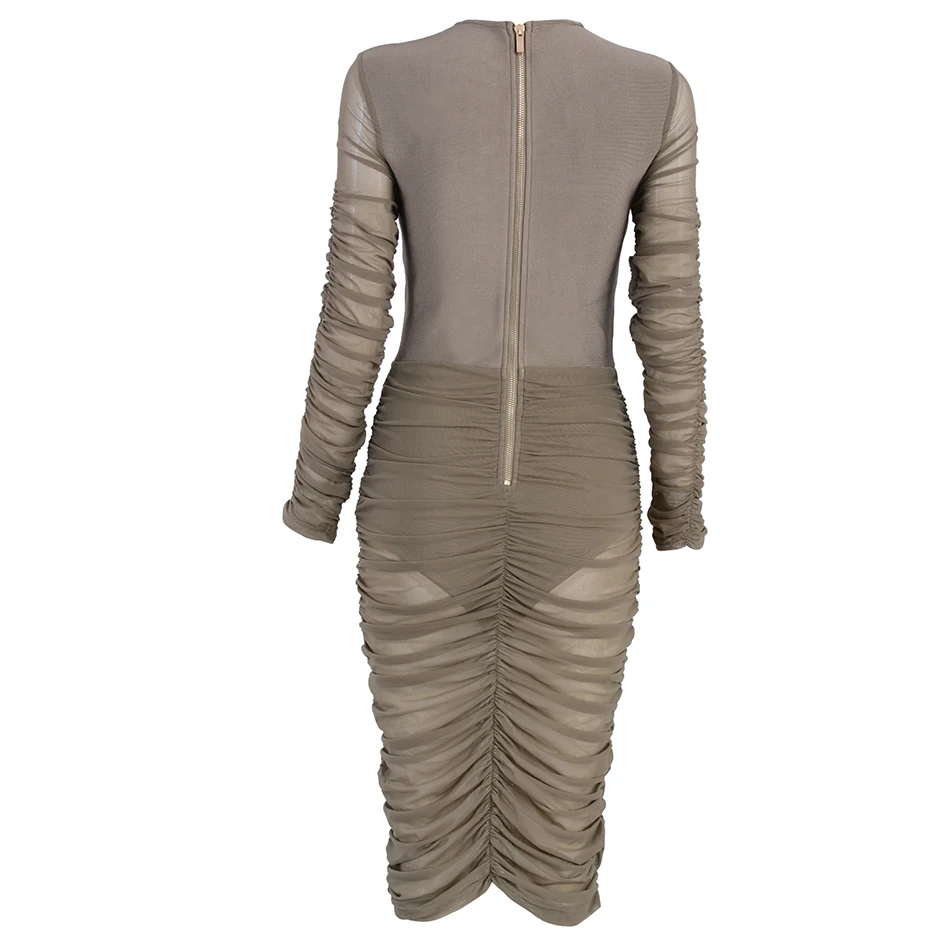 Seamyla/Новое поступление сексуальное обвязанное платье Сетчатое Vestido зимнее