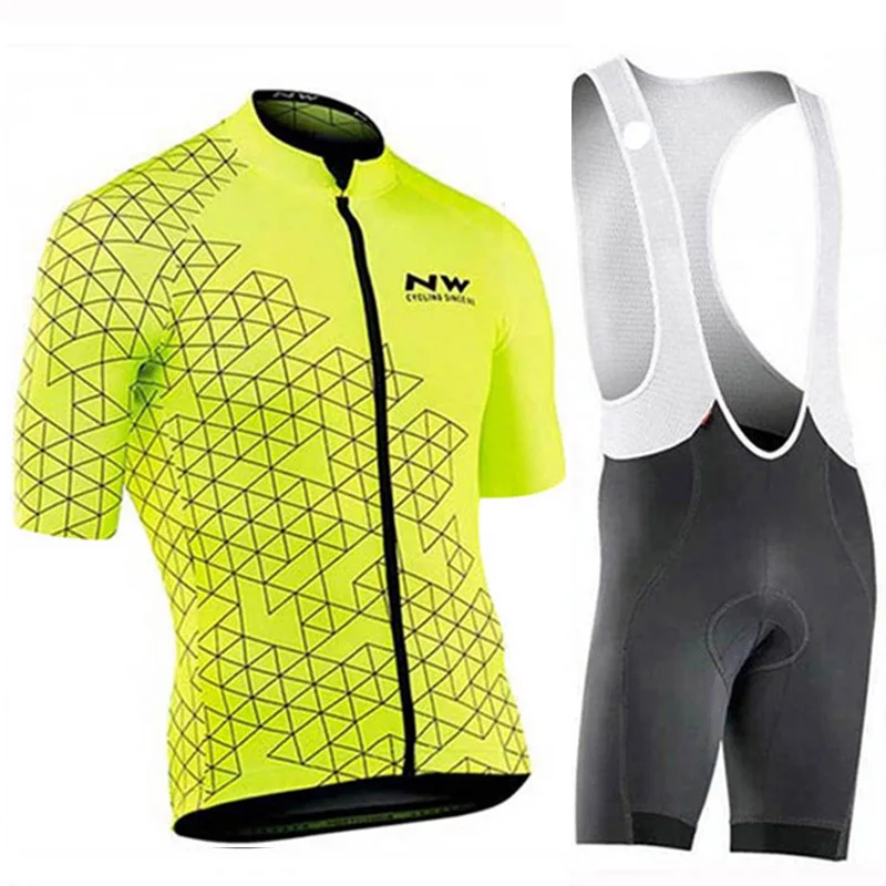 

Pro Team NW Men Cycling Set Bicycle Jerseys Breathable Mountain Bike Clothing Maillot Ropa Ciclismo Quick dry Cycling Jersey set