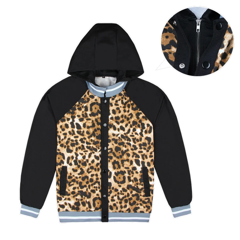 

Costumebuy YURI on ICE Yuri Plisetsky Leopard Coat Hoodie Cosplay Costume Hooded Sportswear Halloween Party Jacket Outwear