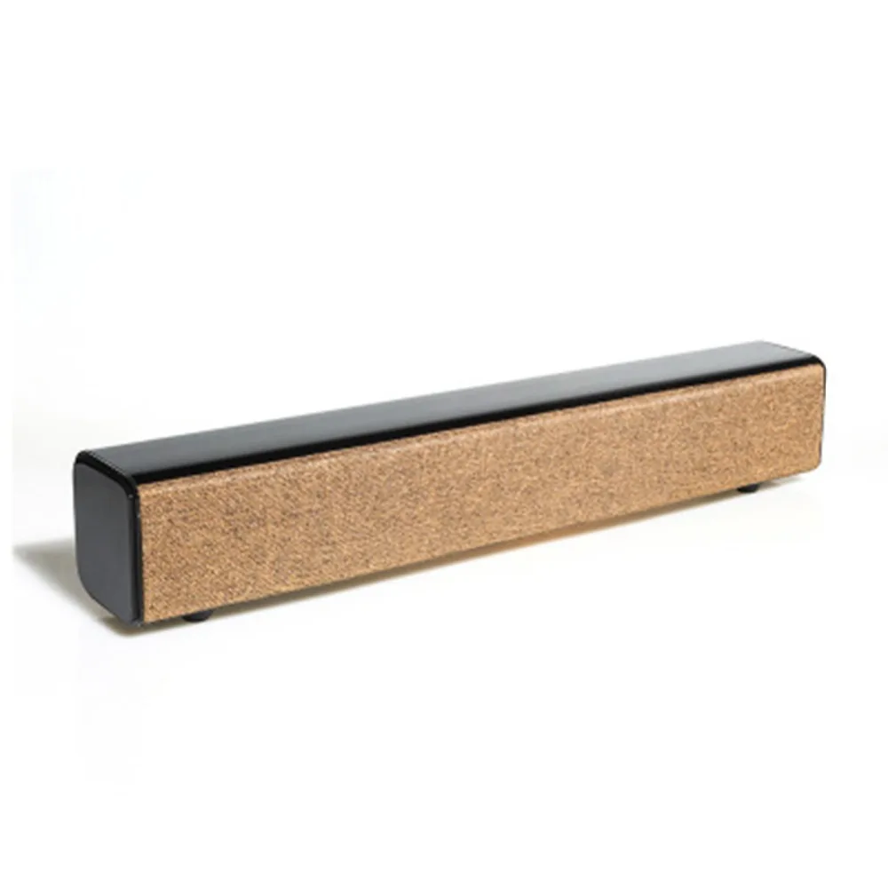 

Stereo Surround Sound Bluetooth Speaker ,Fabric Home theater sound bar, Apply to Smart TV mobile phone Tablet PC, Black Brown