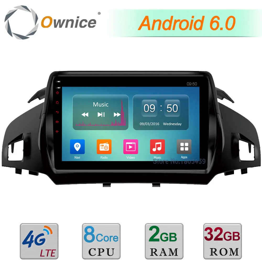 

Octa Core 2GB RAM 32GB ROM C500+ 9" Android 6.0 4G LTE WIFI DAB+ DVR Car DVD Player Radio For Ford Kuga 2013 2014 2015 2016 2017