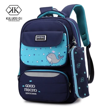

Brand Orthopedic School Bags for Children Boys Girls Cartoon Print Backpack Children School Backpack Schoolbag Grade 1-3