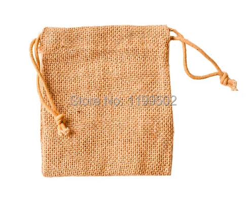 Goede Particuliere jute linnen vlas tasje voor sieraden geschenken \\ armband \\ ketting accessoires iphones koffieboon pouch \\ tas aanpassen
