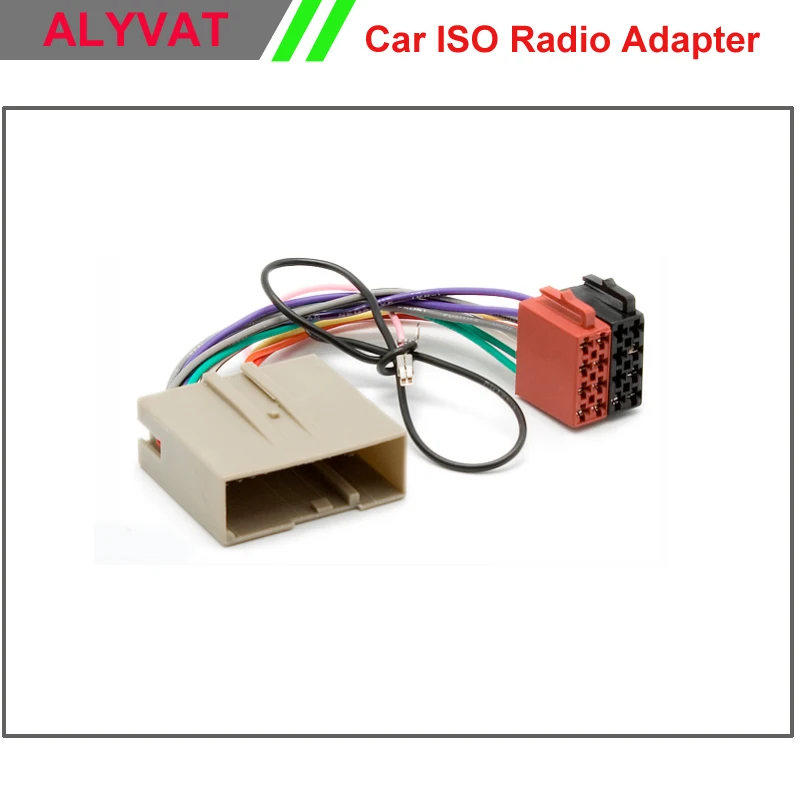 Автомобильный ISO стерео адаптер Разъем для Ford Fusion Fiesta Land Rover freelander жгут проводов Автомобильный Адаптер Ведущий ткацкий станок штекер кабеля