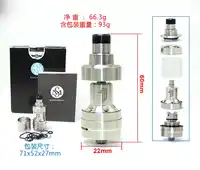 SXK Kayfun Prime Style MTL 2.0ml RTA 316 Stainless Steel e Cigarette atomizer RTA tank
