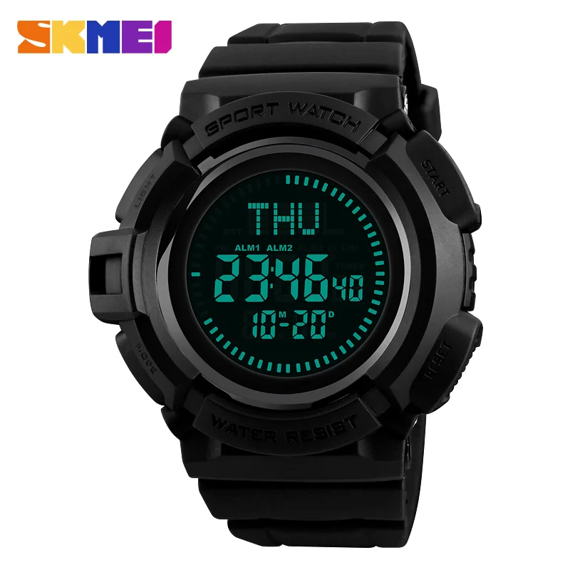 

Hot Brand SKMEI 1300 Electronic men Watches Compass Sport Digital Male Clock Male Outdoor Exercise Business Mandatory Wristwatch