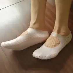 1 пара 2019 новый силиконовый увлажняющие носки анти-трещин сапоги дышащая Арка Поддержка спа Защита ног гелевый вкладыш стелька