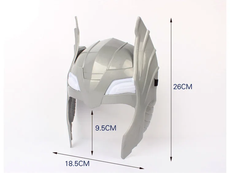 Новинка, игрушка для косплея, маска Тора, светодиодный светильник и звуковой шлем, маска, оружие, молоток, Quake, набор игрушек, костюм, Вечерние Маски на Хэллоуин
