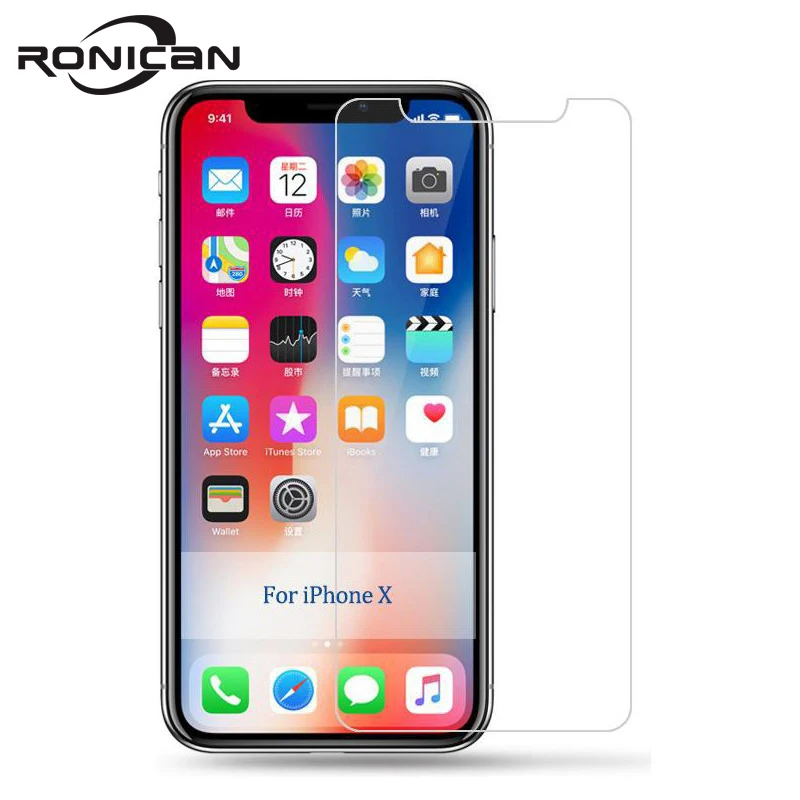 9 H 2.5D 026mm HD Premium Gehärtetem Glas Für iphone 7 6 6 s 8 Plus 5 5 s 4 s 5C 6 s Plus RONICAN B