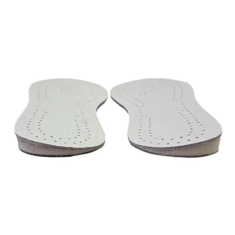 New Arrival O-leg Orthopedic Leather Insoles X-Shaped Leg Posture Correction Orthotics EVA Foam Sole Breathable Cow Leather Top (2)
